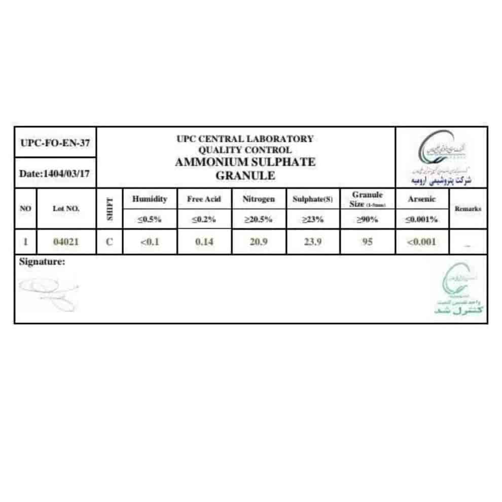 کود نیتروژن گوگرد